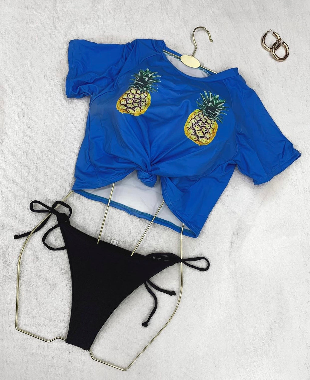 Pineapple drip bikini